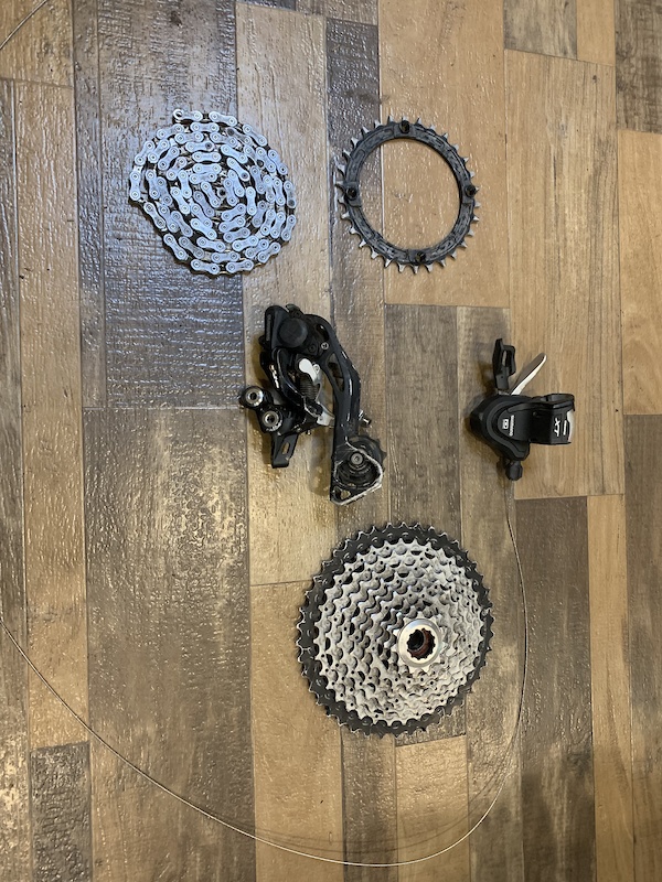 2014 Shimano XT 1 x 10 complete drivetrain For Sale