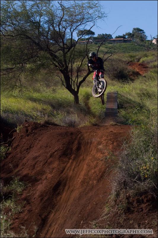 Red dirt jumping