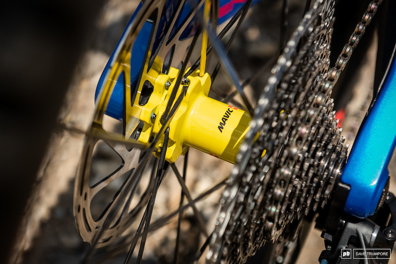 Isabeau Courdurier's Intense Carbine - Mavic wheels keep things rolling