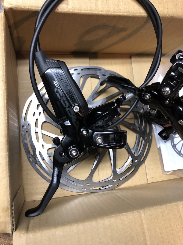 2019 New SRAM Code RSC brake set w/ 180mm rotors f & r. For Sale