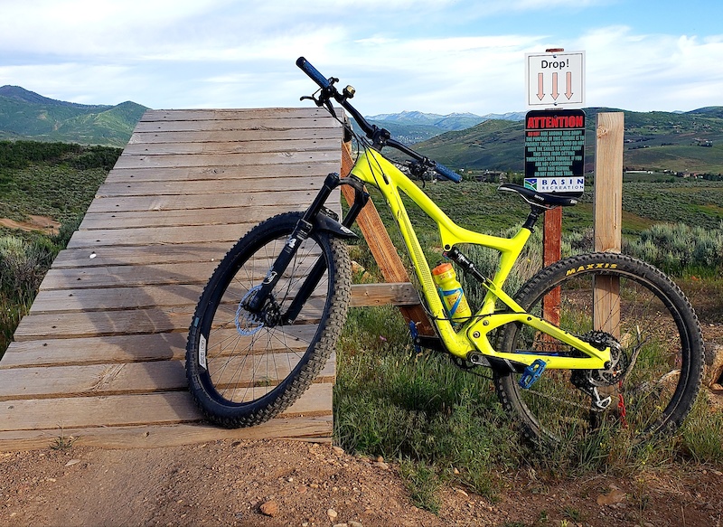 Trailside Return Mountain Biking Trail Park City, Utah