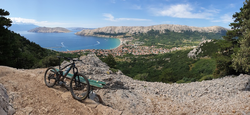 Prilaz Ba ka na Mjese ev Plato Mountain Biking Trail Krk