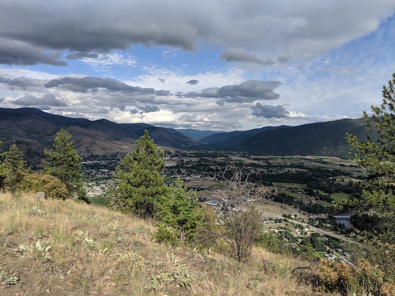 Saddle Lake Descent Mountain Biking Trail Grand Forks, BC