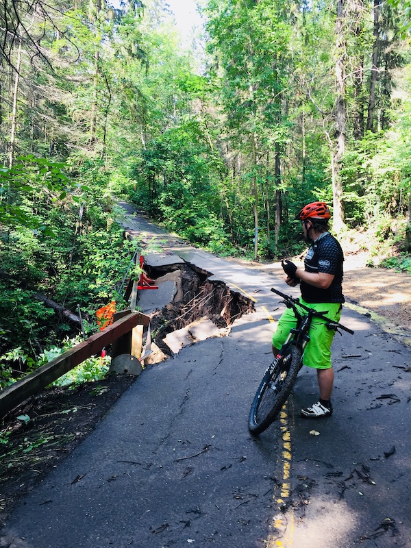 Ramsey Ravine Multi Use Mountain Biking Trail Northwest Edmonton