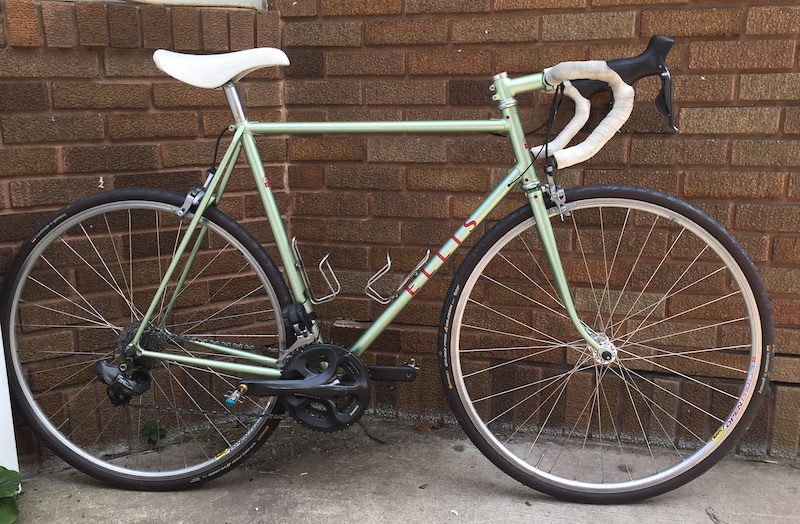 2008 Ellis road bike handbuilt, lugged steel, Di2; 57cm For Sale
