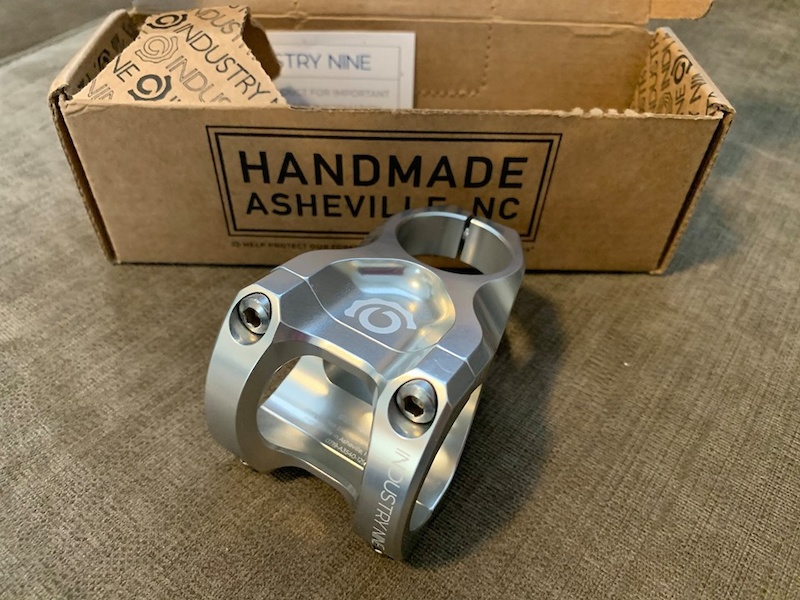 2020 Industry Nine i9 A35 stem 50mm, Silver NEW in box For Sale