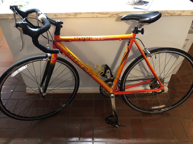 Trek 1000 road online bike orange