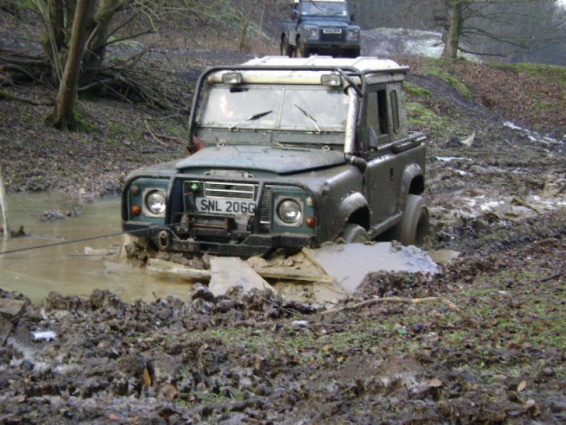 Our landrover competion car