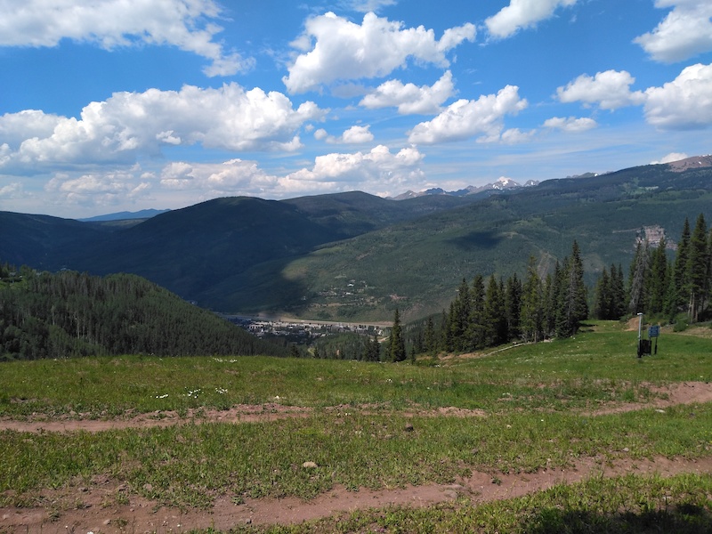 Sidekick Mountain Biking Trail Vail, Colorado