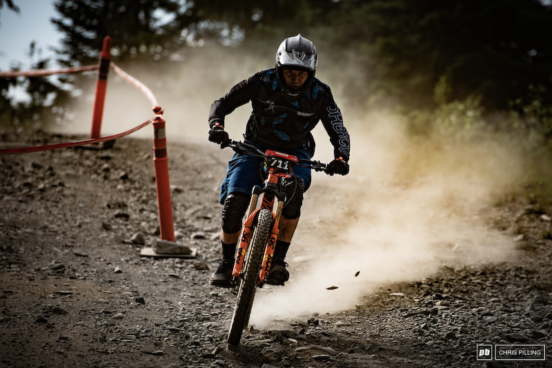 A top to bottom of Whistler mountain is not without it's sprints