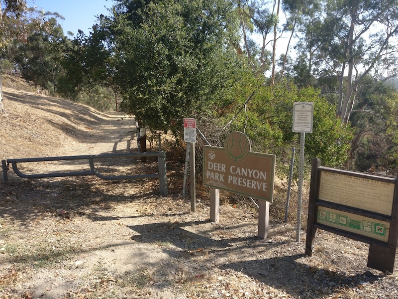 Deer Canyon Park Preserve, Anaheim Hills Mountain Biking Trails