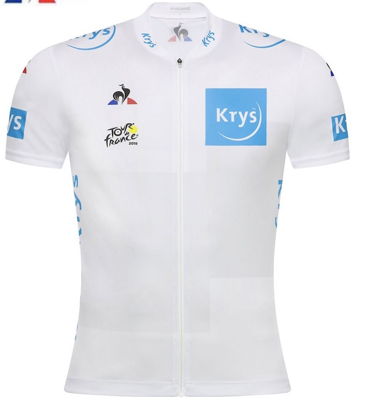 Tour de France White Jersey (Medium) For Sale