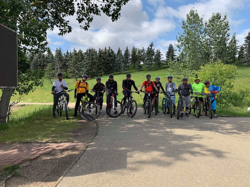 Rundle Park Pavement Mountain Biking Trail Northwest Edmonton