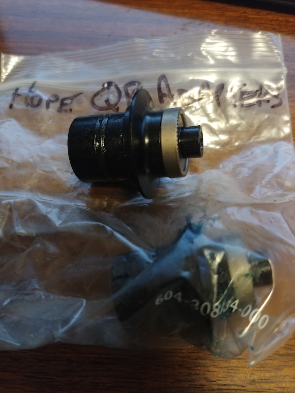 2012 Hope Pro 2/Evo 20mm to 9mm Front Hub Adapters For Sale