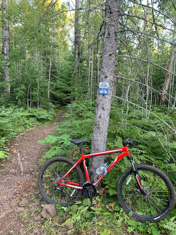Lower Fluvial Trail Mountain Biking Trail Grand Marais