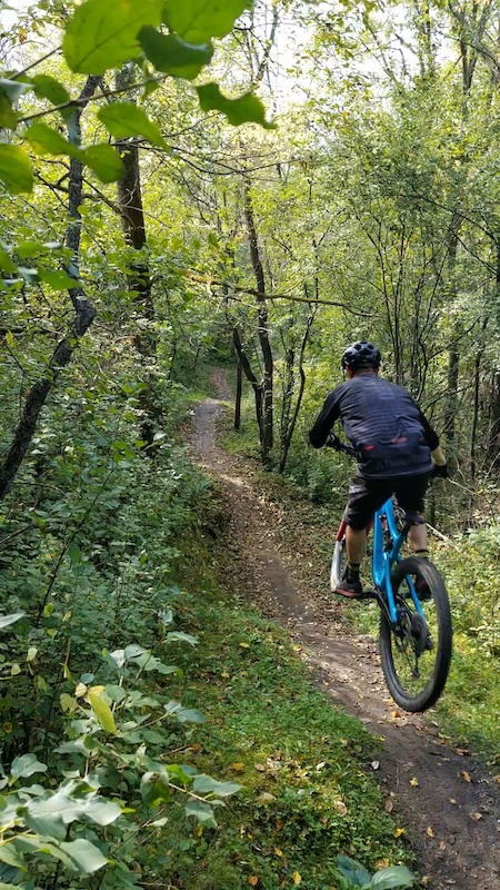 Cougar Mountain Biking Trail - Lakeville, Minnesota