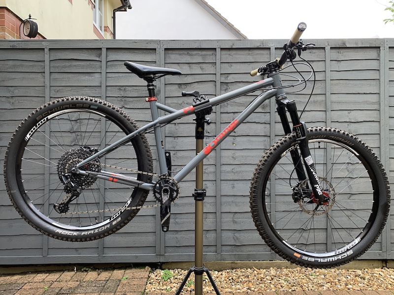 orange p7 27.5 frame