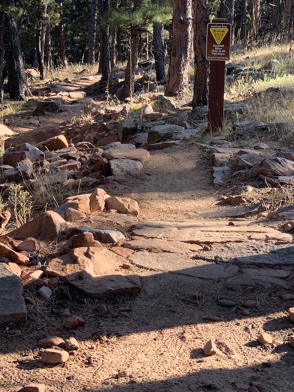 Ponderosa Loop Mountain Biking Trail Lyons, Colorado
