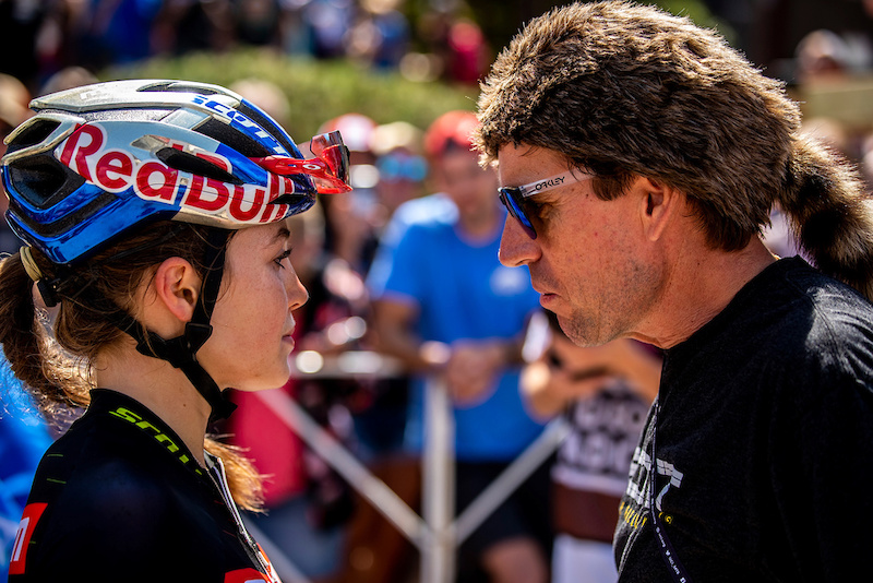 During the 2019 UCI MTB World Cup finals, Snowshoe, West Virginia, USA.