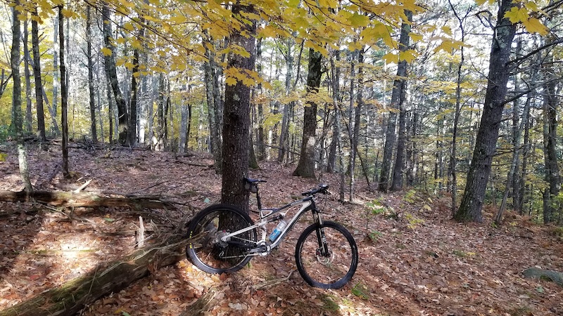 Up To The Top Mountain Biking Trail - Augusta, Maine