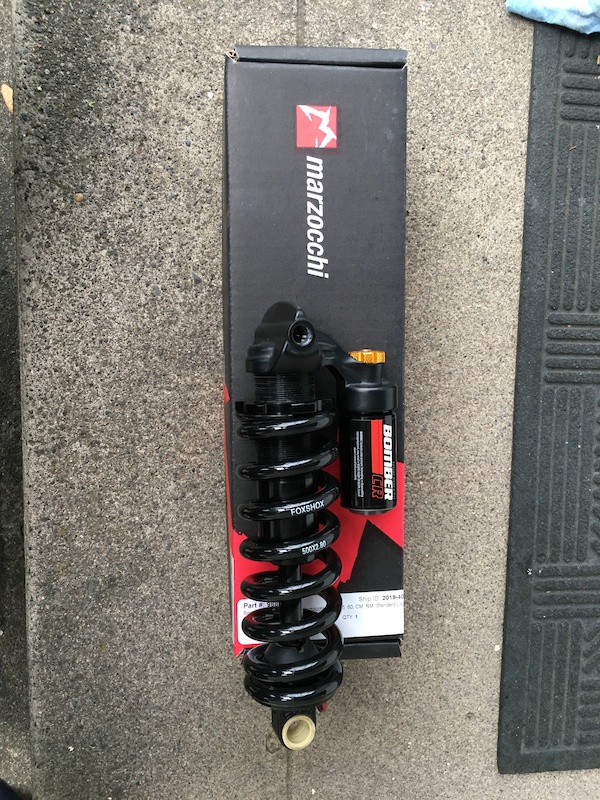 Amortisseur Arrière Marzocchi Bomber CR - 205x60 Mm, Tourillon Métrique, Noir - Neuf Pour VTT