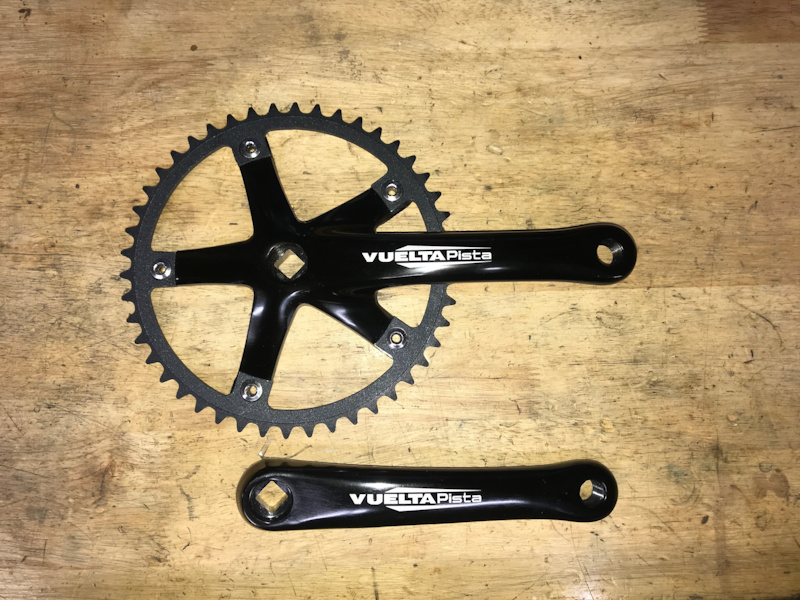 vuelta pista crankset