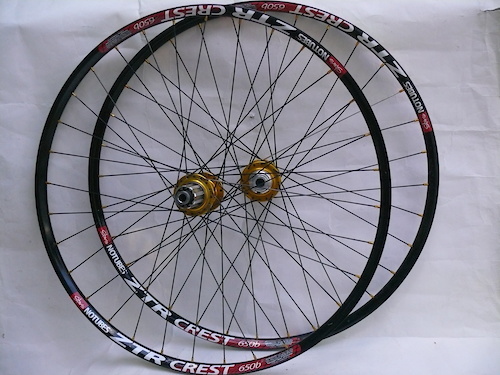 used 650b wheelset