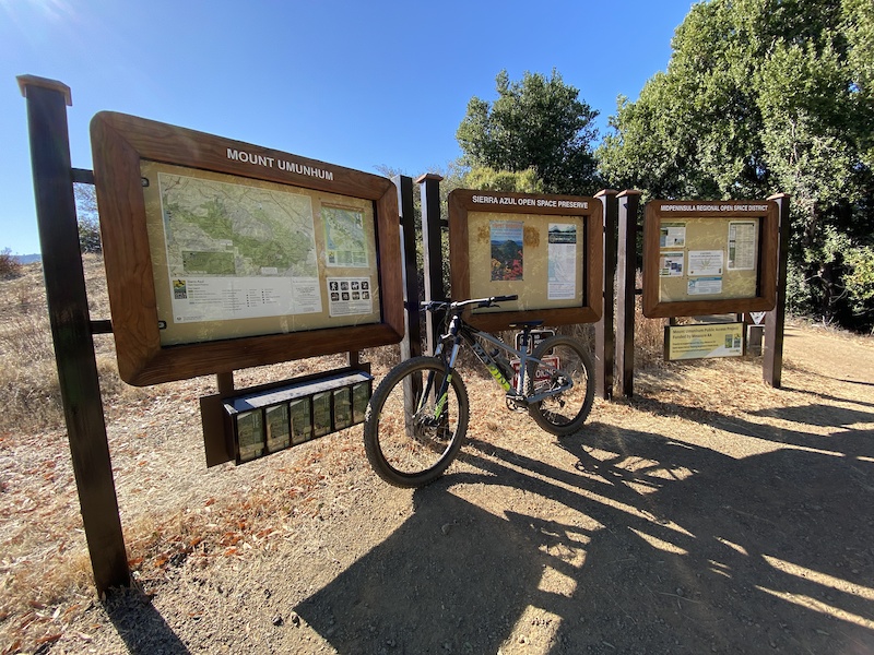 Mount Umunhum Loop Mountain Biking Route Trailforks