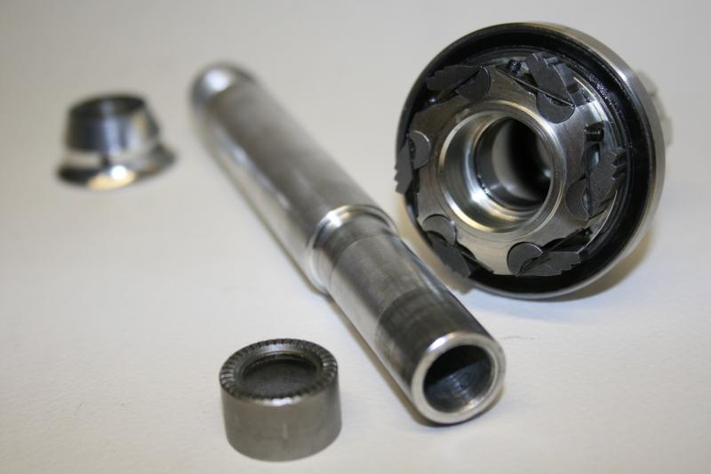 Industry Nine axle and freehub assembly.