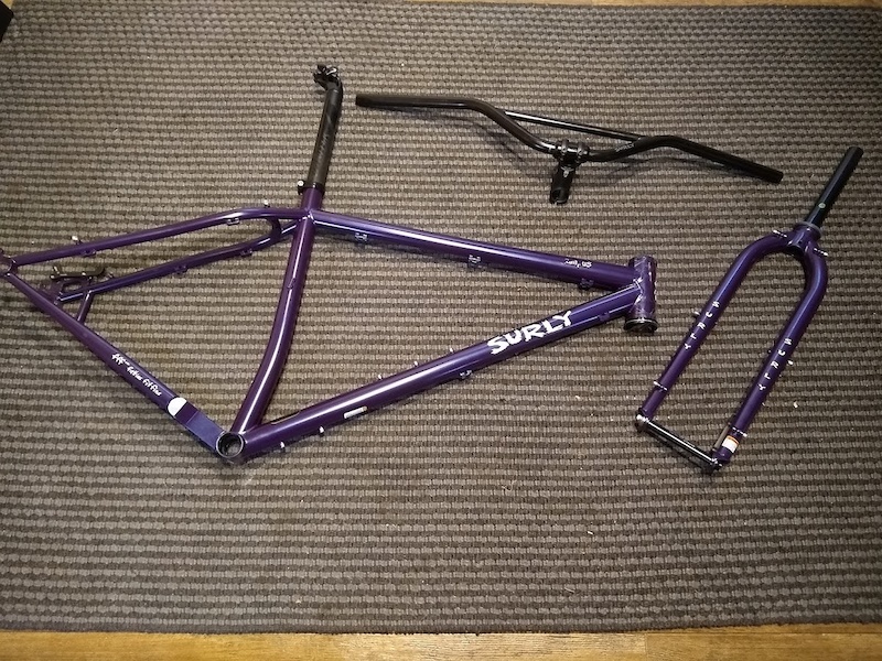 2019 Krampus frameset with a Manitou Mattoc 29+ fork For Sale