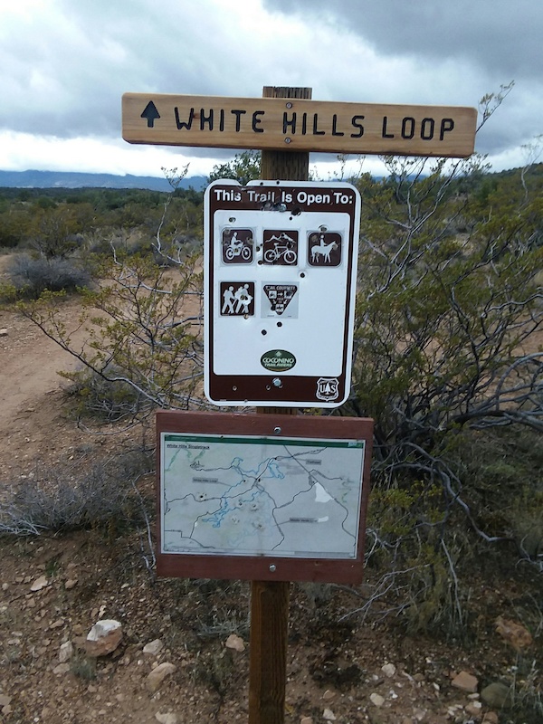 White Hills Singletracks Dirtbiking Trail Cottonwood
