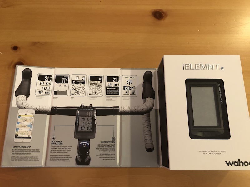 2019 Wahoo Elemnt Bike Computer/GPS - Brand new in the box For Sale