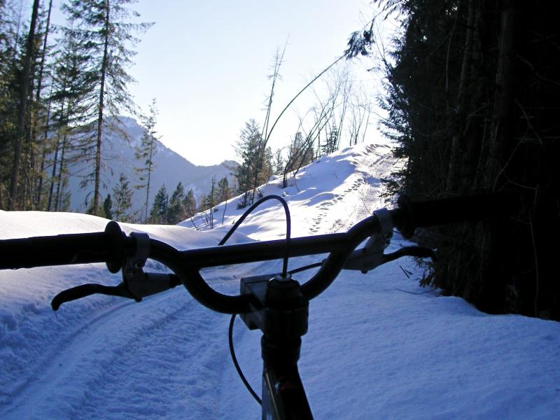 snow mobile bike trail