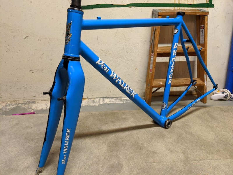 2017 Don Walker Steel Single Speed Cyclocross Frameset 55cm For Sale