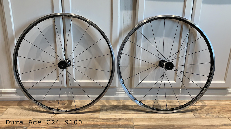 2020 Shimano Dura Ace C24 9100 brand new wheelset For Sale