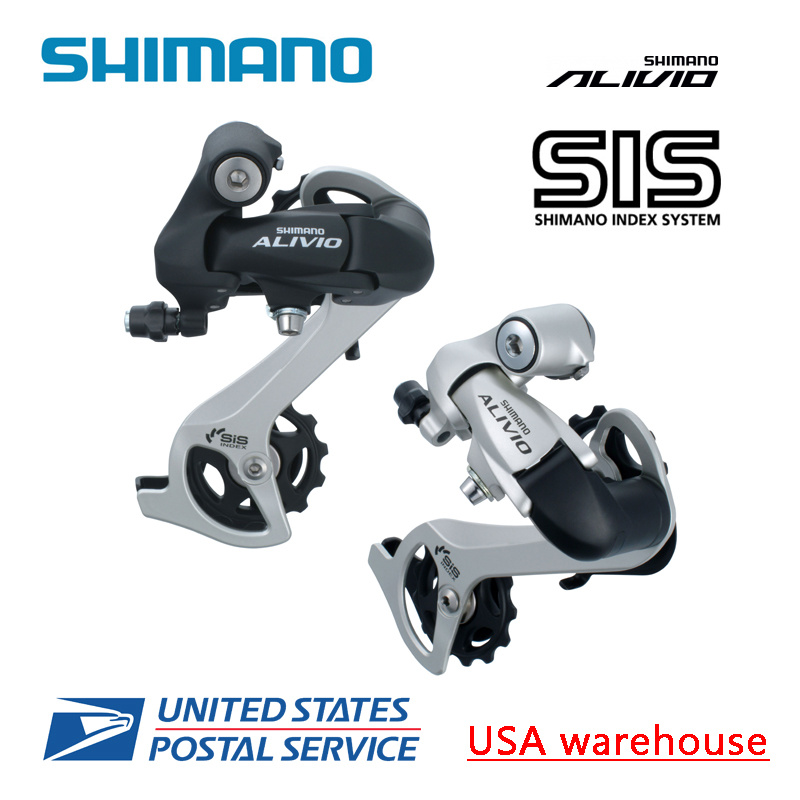 Details about   Shimano Alivio RD-M410 6/7/8 Speed MTB Bicycle Bike Rear Derailleur Silver US