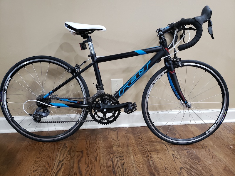 2018 Felt F24 kids road bike matte black blue For Sale