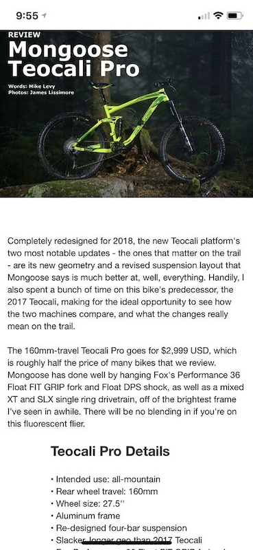 Mongoose teocali online 2018