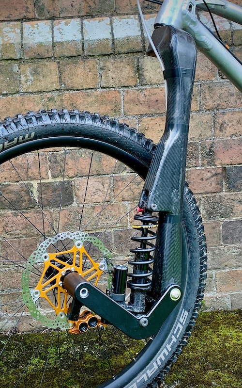 single sided fork mountain bike