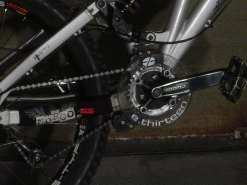 my brand new E Thirteen with chain guide.With also a brand new chain as well.
