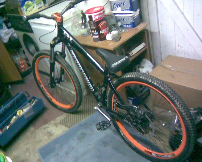 My bike again just afetr i'd built it from my other frame
