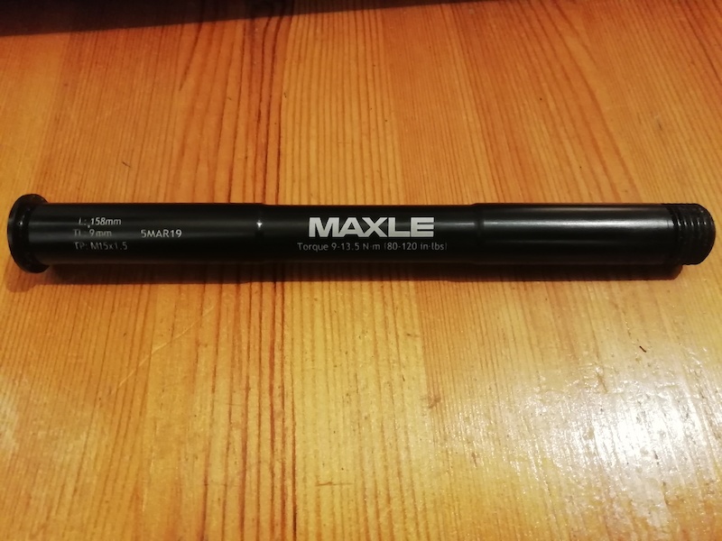 Asse Anteriore Rockshox Asse Maxle Stealth RockShox – 15x110mm, Per MTB Anteriore, Nero, SRAM Perno Anteriore 15x110 158mm