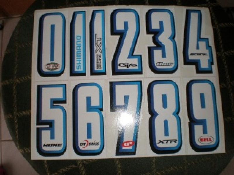 number stickers