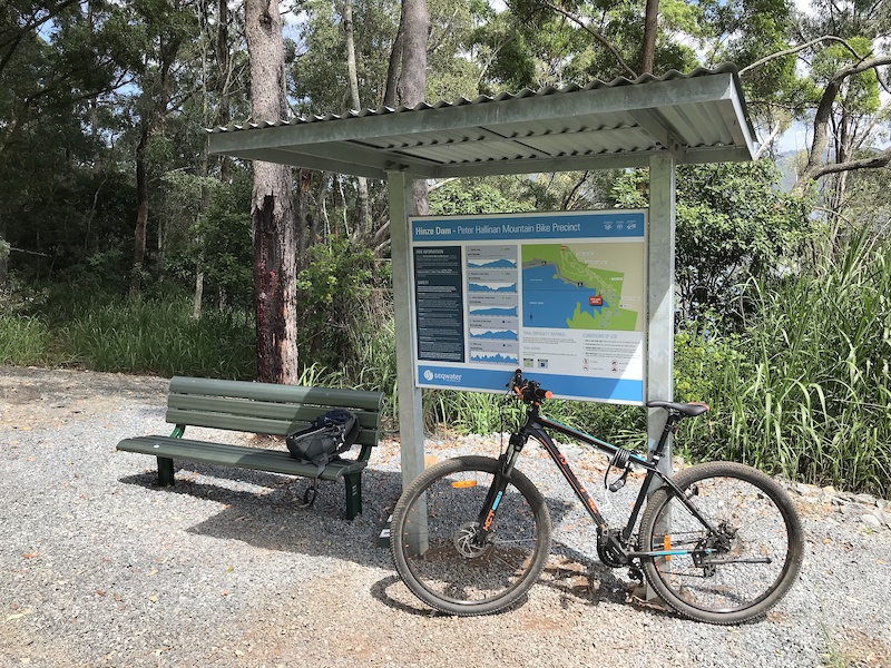 Hinze dam mountain store bike trails