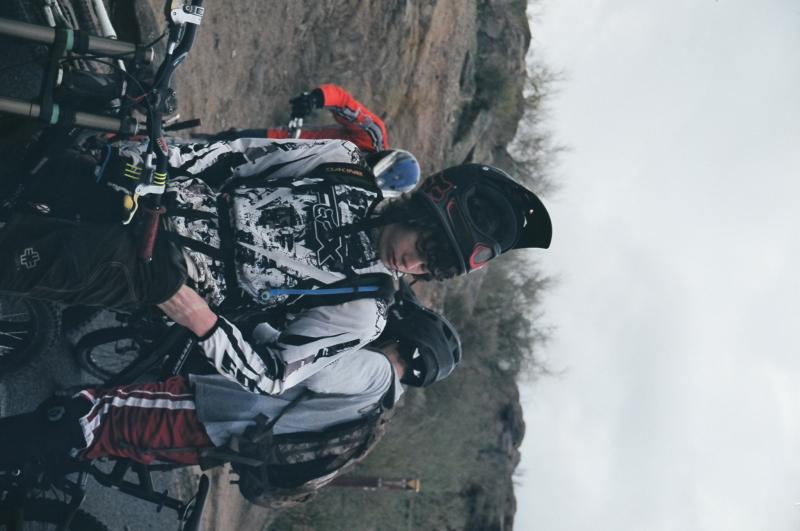 really bad pic of me getting ready to ride