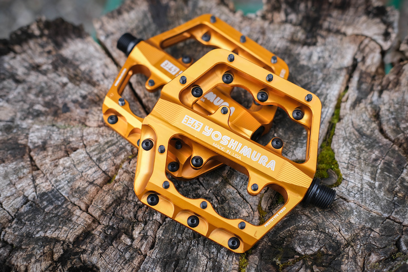 yellow mtb pedals