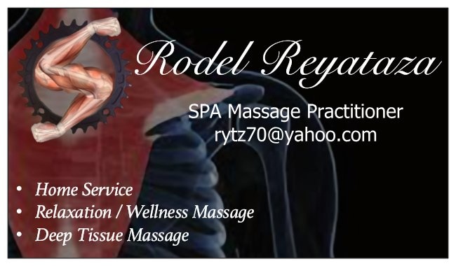 1. Home Service
2. Relaxation / Wellness Massage
3. Deep Tissue Massage