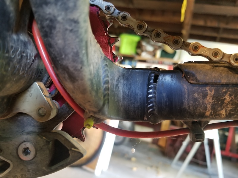 More than a failed weld in my opinion.
