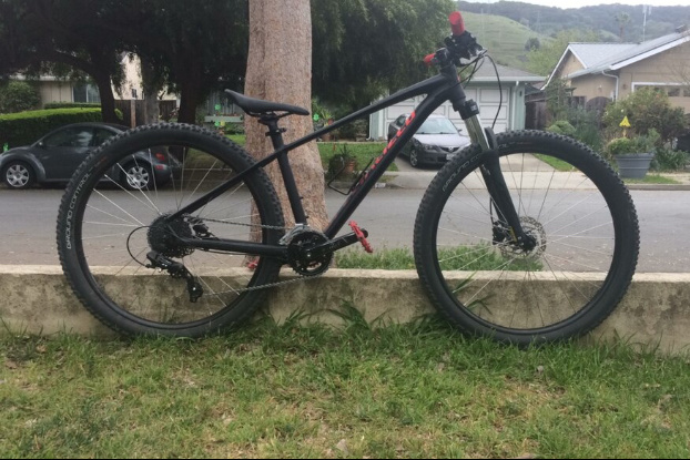 specialized pitch black and red