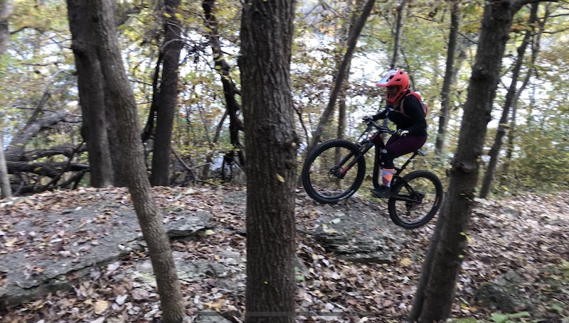 Lake jacomo discount mountain bike trails